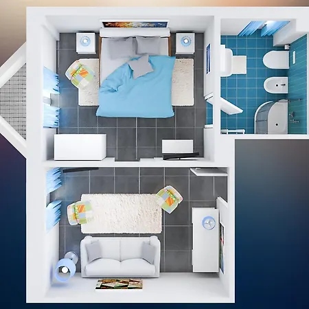 Alojamento de Acomodação e Pequeno-almoço L'angolino 4*